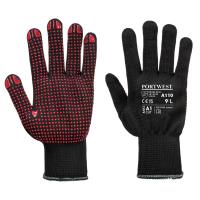 Grip 13 PVC Dotted Glove Black Medium